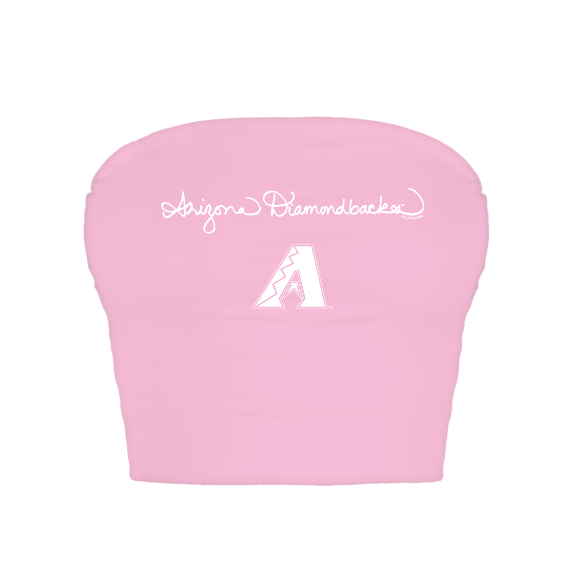 Arizona Diamondbacks Logo Script Crop Tube Top