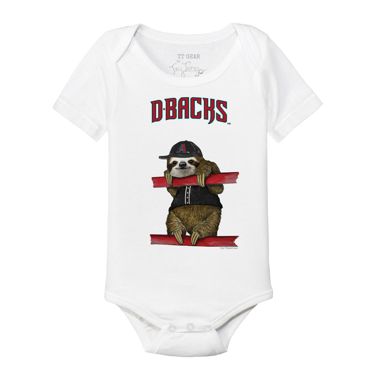 Arizona Diamondbacks Sloth Short Sleeve Snapper