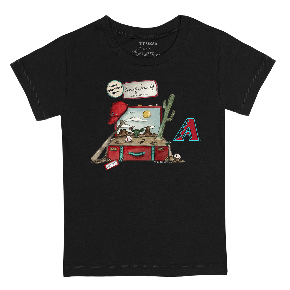 Arizona Diamondbacks Spring Training 2026 Kid's Tee Shirt - Tiny Turnip