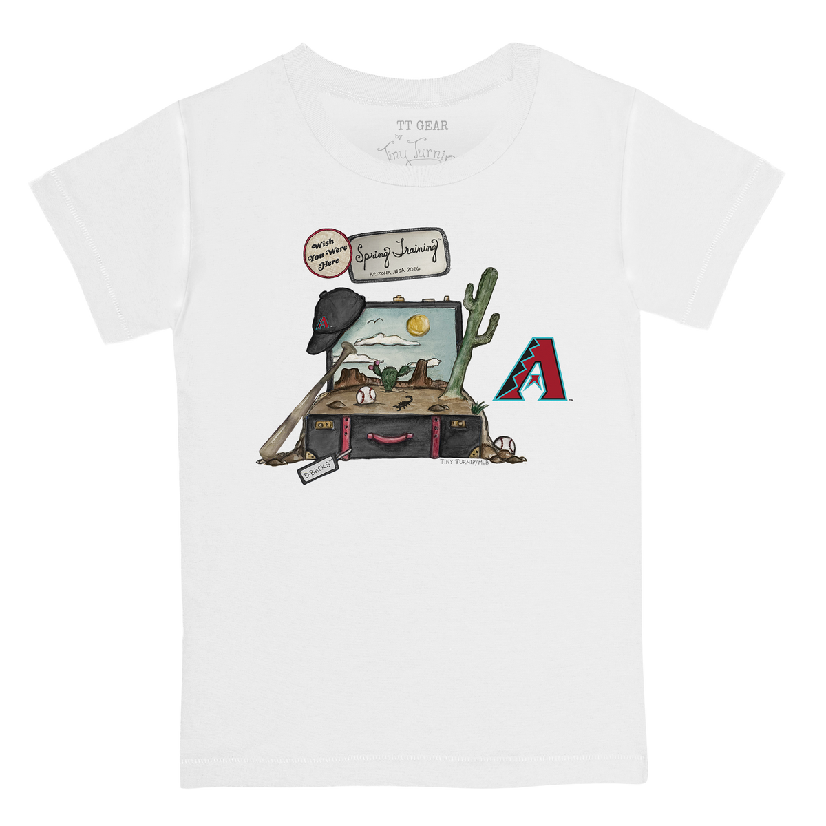 Arizona Diamondbacks Spring Training 2026 Kid's Tee Shirt - Tiny Turnip