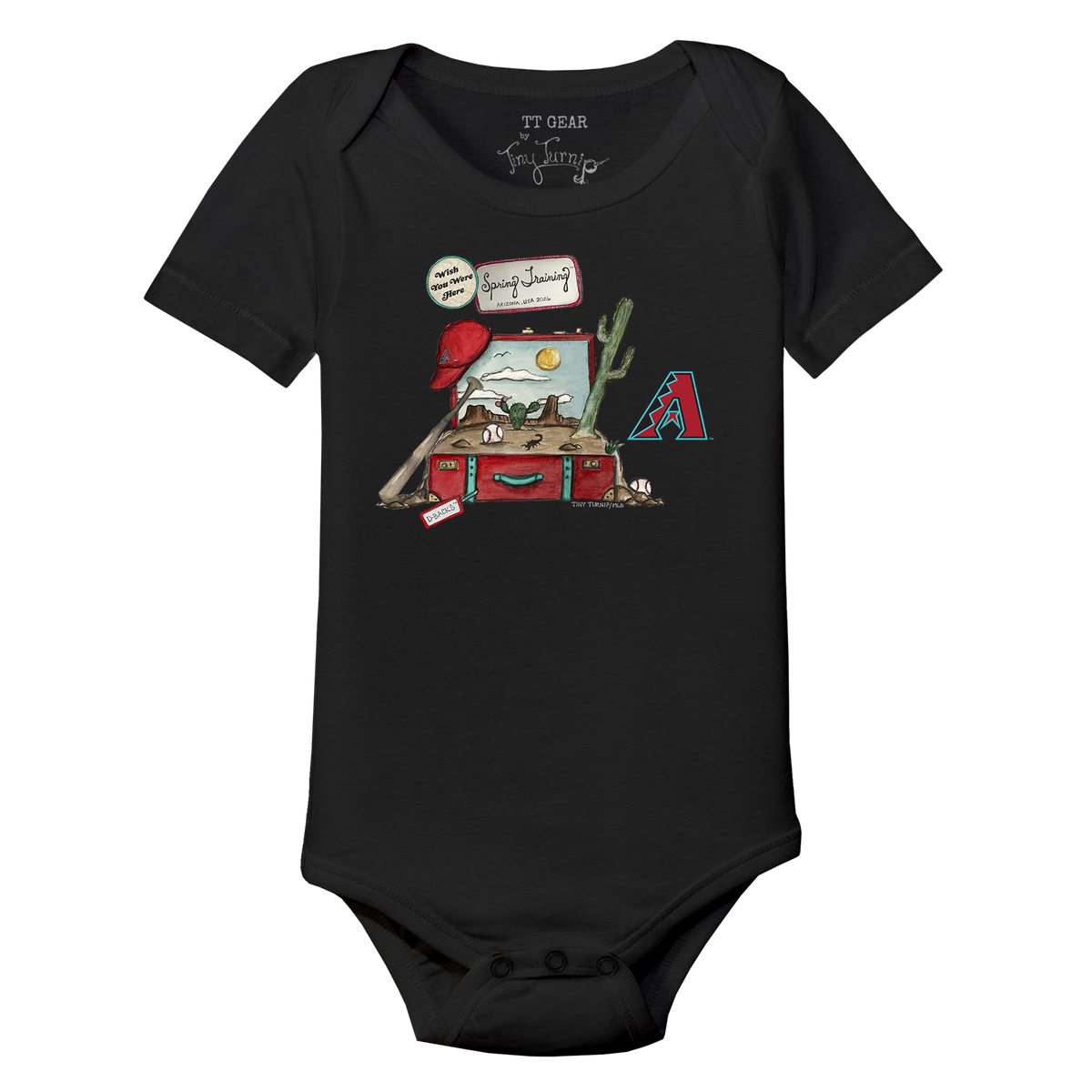 Arizona Diamondbacks Spring Training 2026 Short Sleeve Snapper - Tiny Turnip