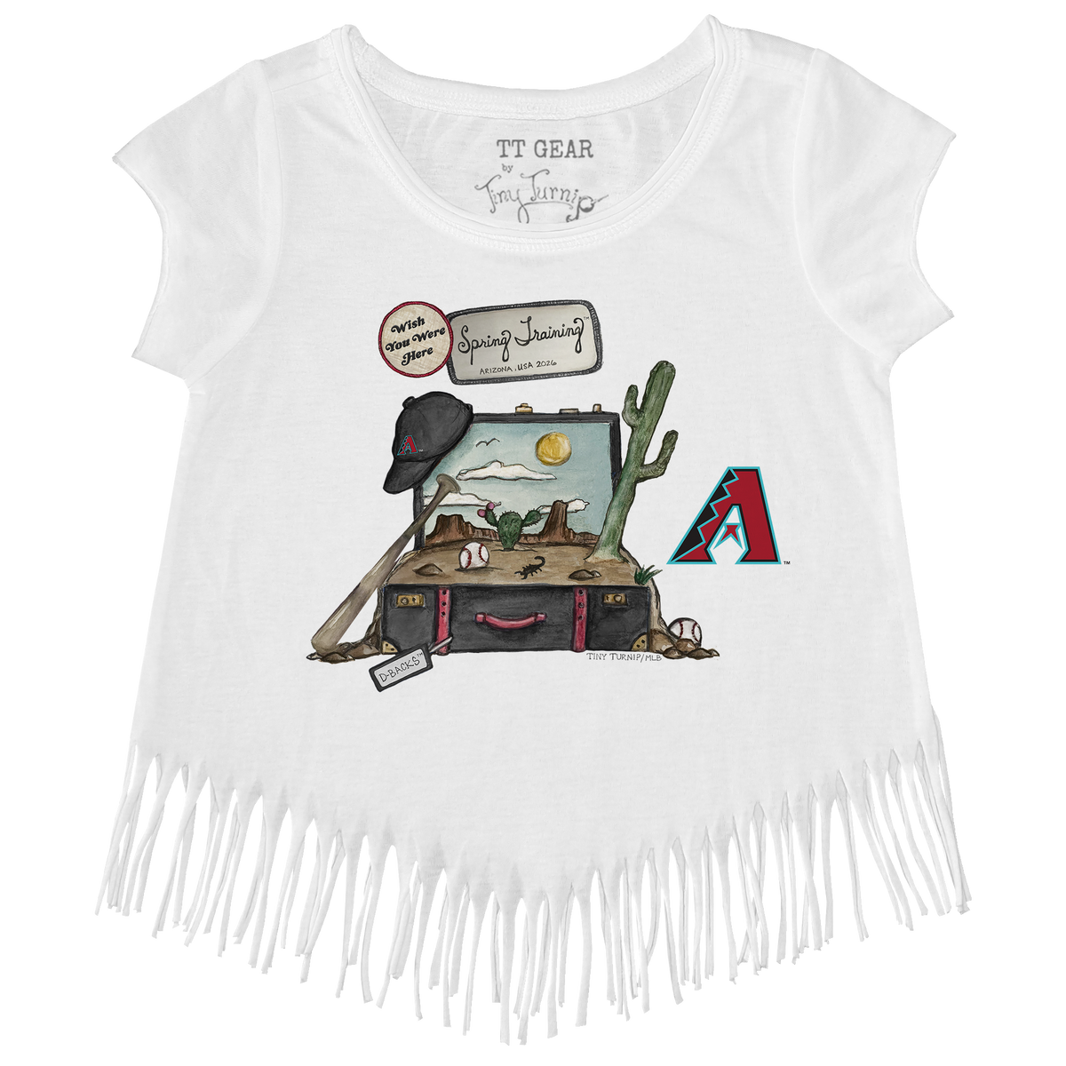 Arizona Diamondbacks Spring Training 2026 Fringe Tee - Tiny Turnip