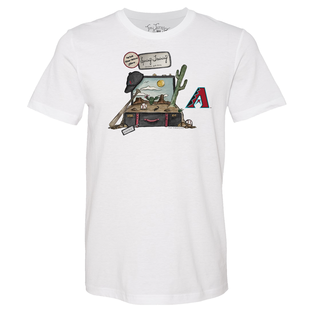 Arizona Diamondbacks Spring Training 2026 Unisex Tee Shirt - Tiny Turnip