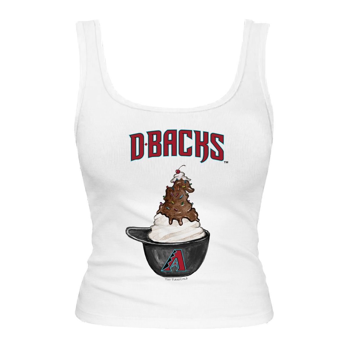 Arizona Diamondbacks Sundae Helmet Emmy Tank