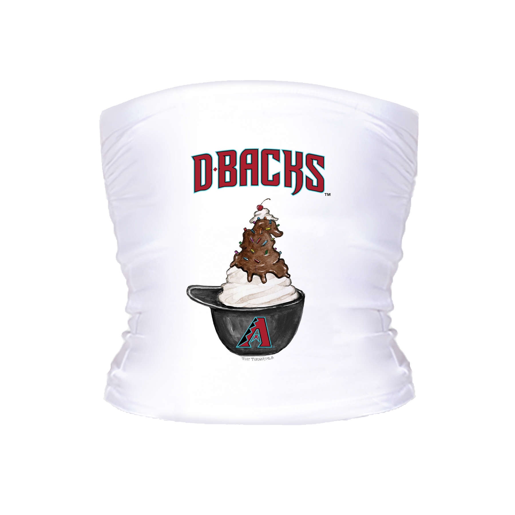 Arizona Diamondbacks Sundae Helmet Crop Tube Top
