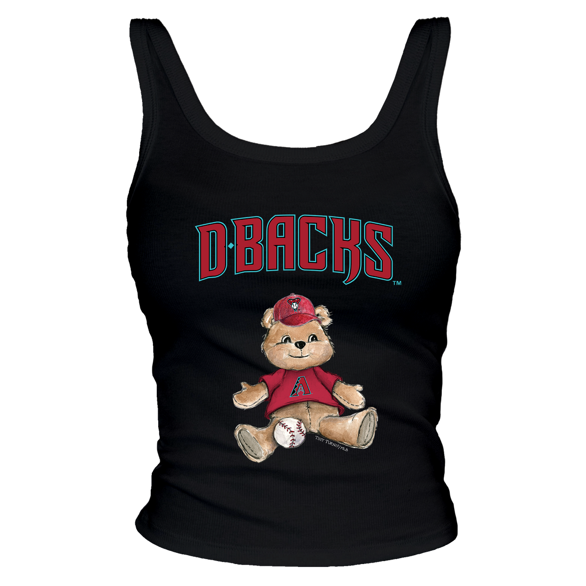 Arizona Diamondbacks Teddy Ribbed Tank - Tiny Turnip