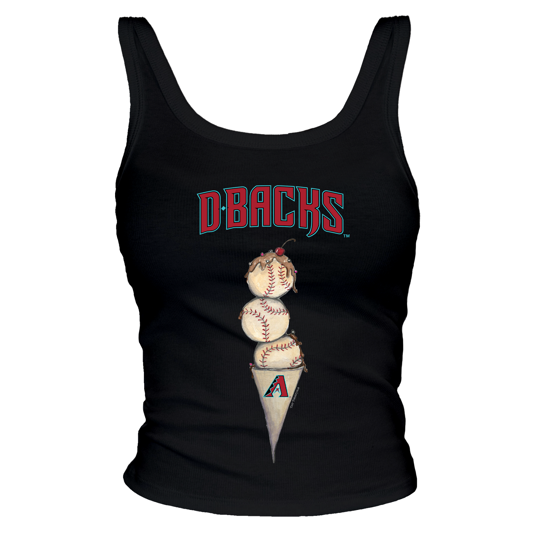 Arizona Diamondbacks Triple Scoop Ribbed Tank