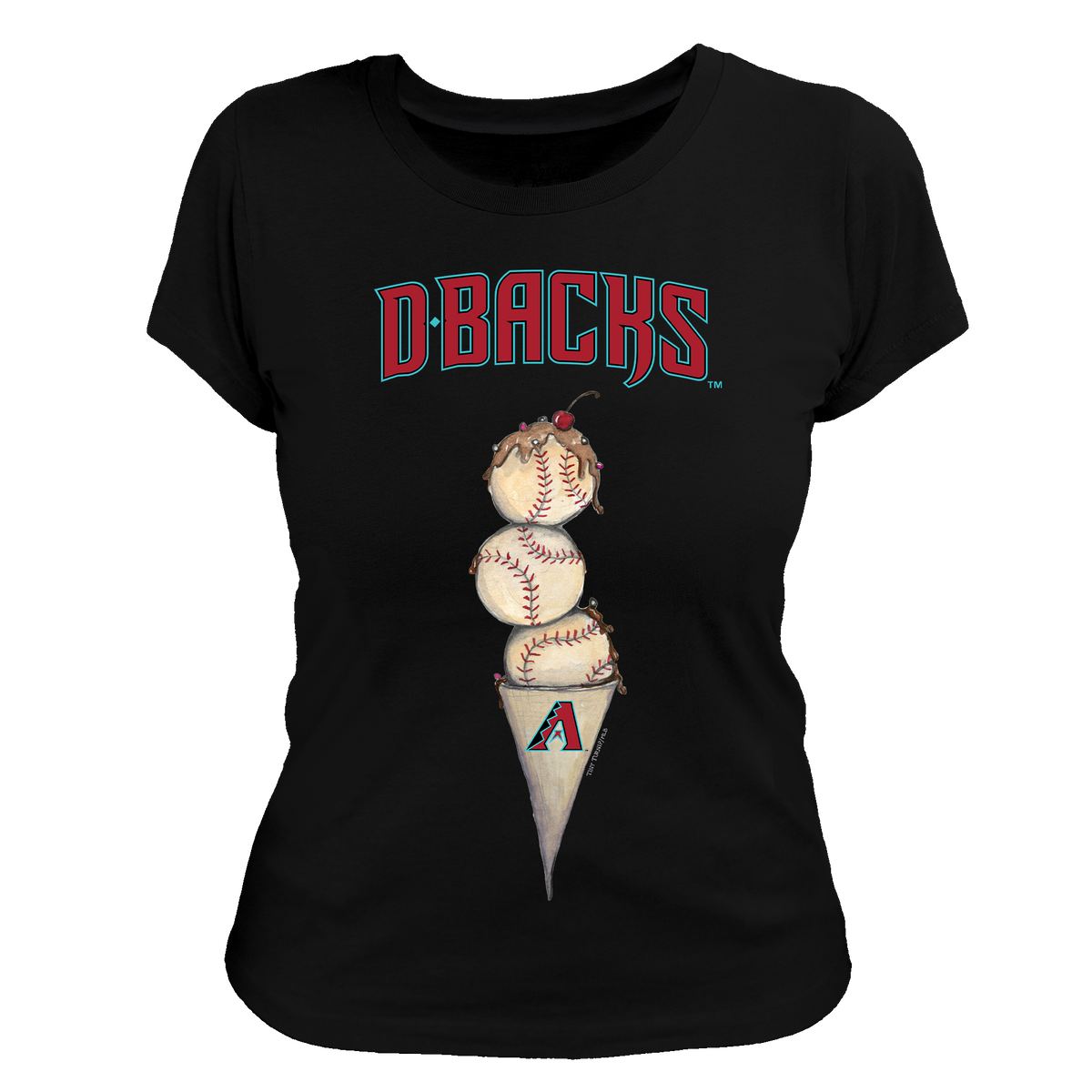 Arizona Diamondbacks Triple Scoop Women's Tee Shirt