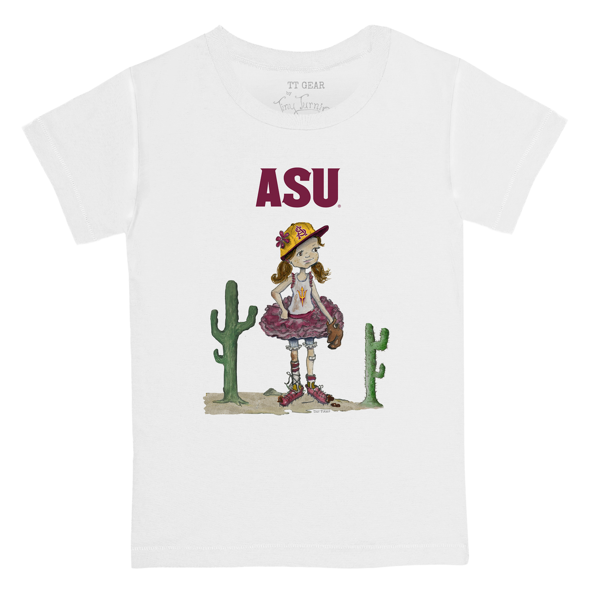 Arizona State Sun Devils Babes Baseball Kid's Tee Shirt