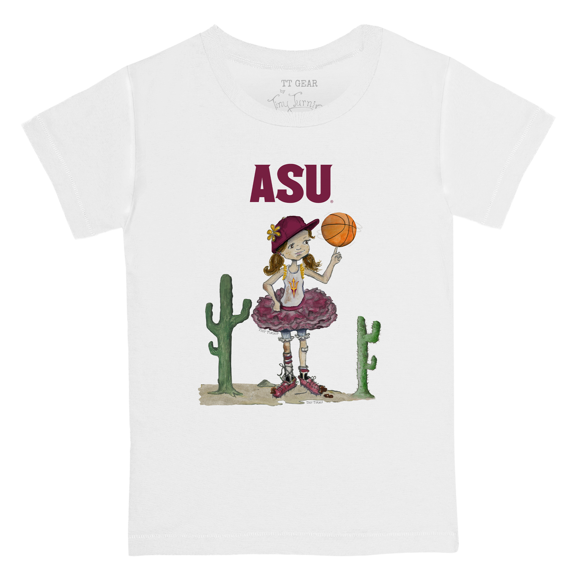 Arizona State Sun Devils Babes Basketball Kid's Tee Shirt