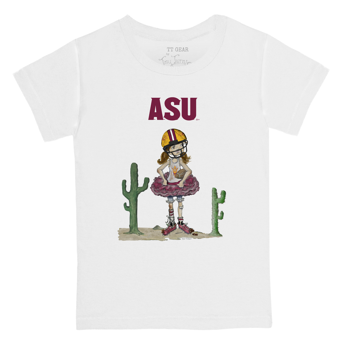 Arizona State Sun Devils Babes Football Kid's Tee Shirt