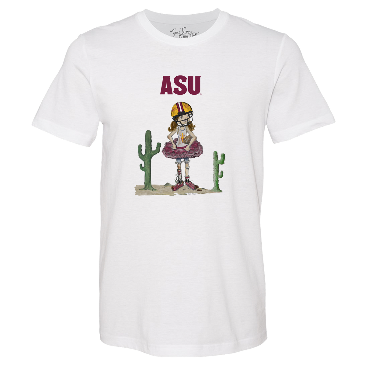 Arizona State Sun Devils Babes Football Unisex Tee Shirt