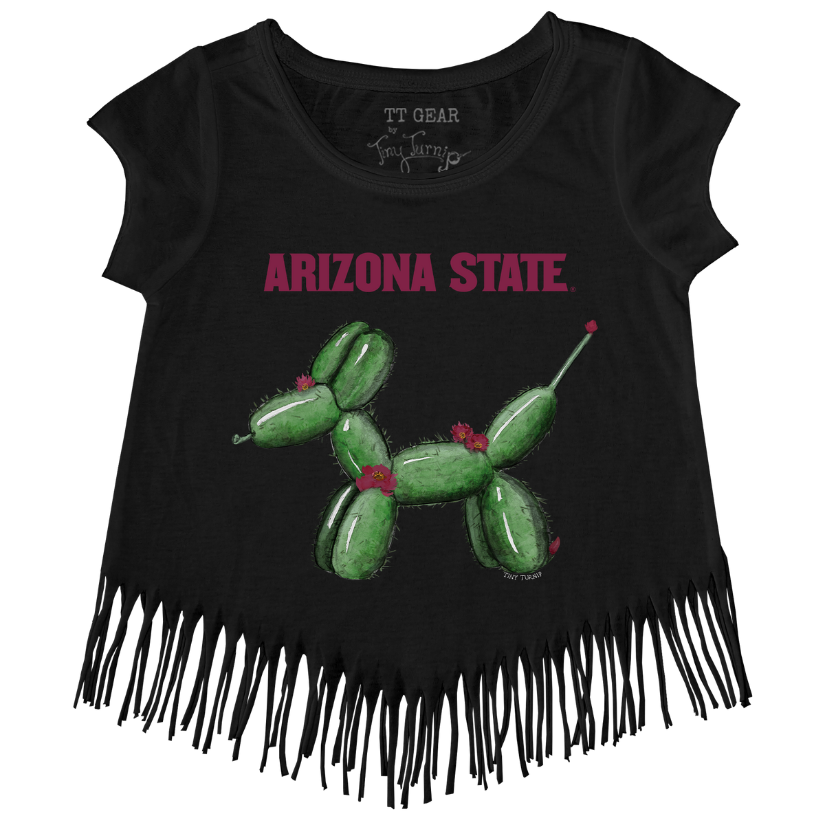 Arizona State Sun Devils Balloon Dog Fringe Tee