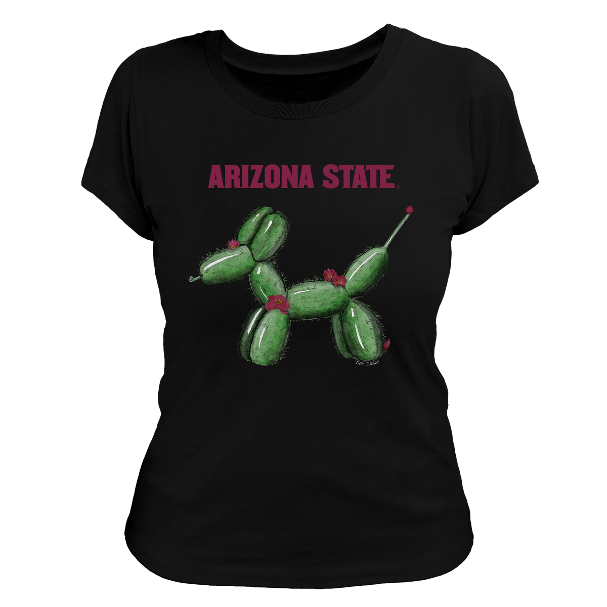 Arizona State Sun Devils Balloon Dog Women's Tee Shirt