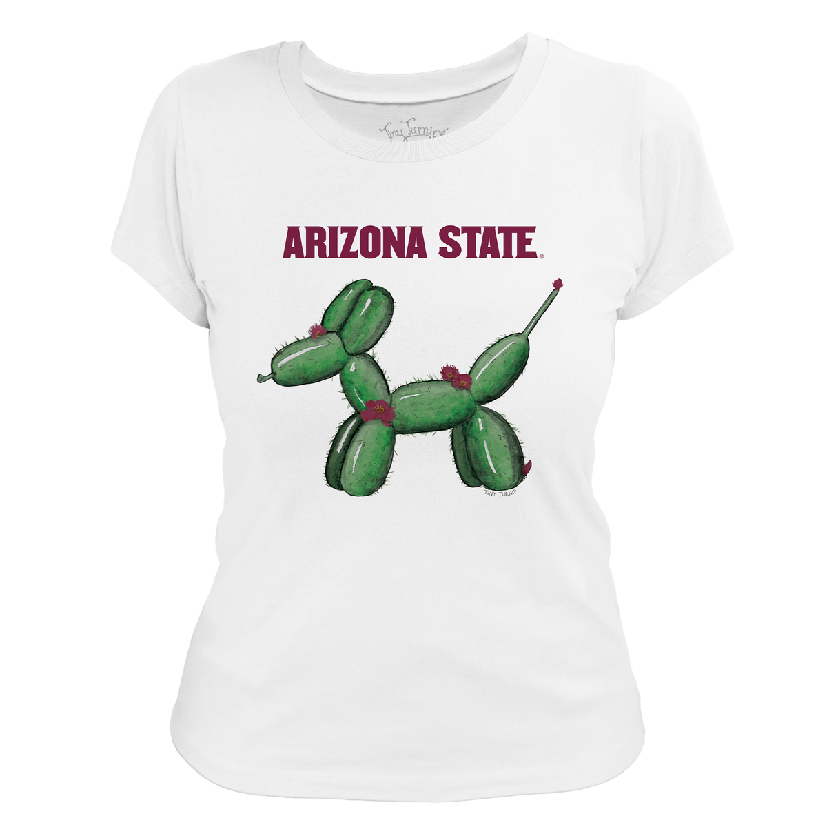 Arizona State Sun Devils Balloon Dog Women's Tee Shirt