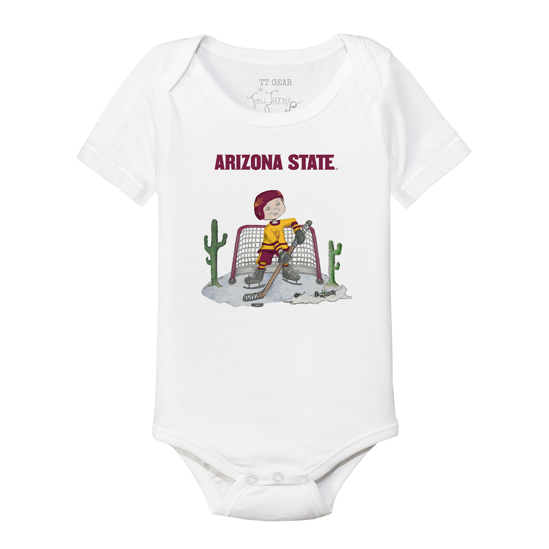 Arizona State Sun Devils Hockey George Short Sleeve Snapper