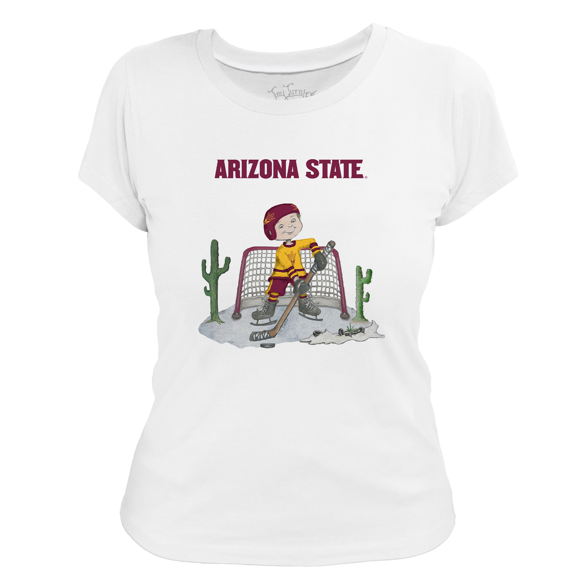 Arizona State Sun Devils Hockey George Women's Tee Shirt