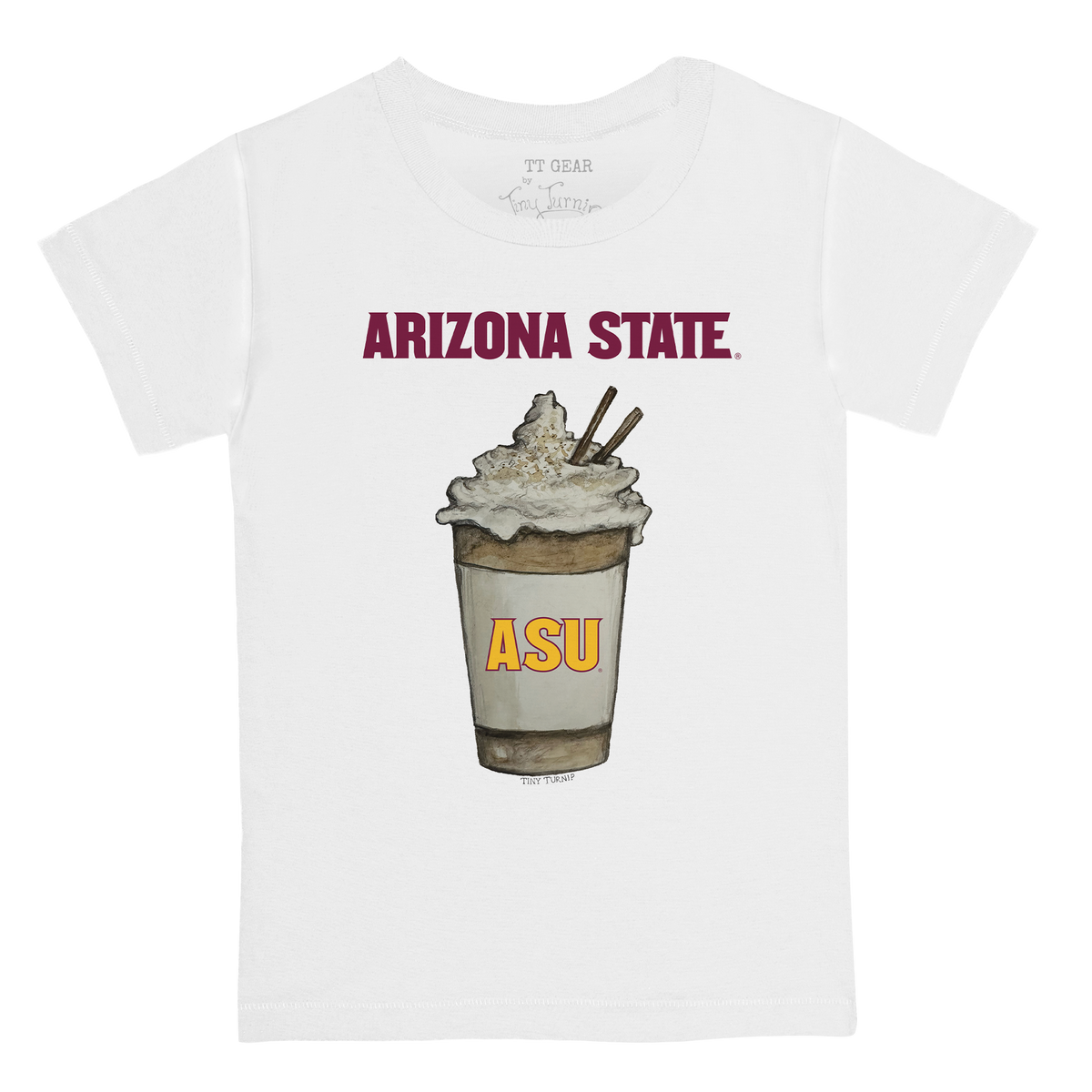 Arizona State Sun Devils Latte Kid's Tee Shirt