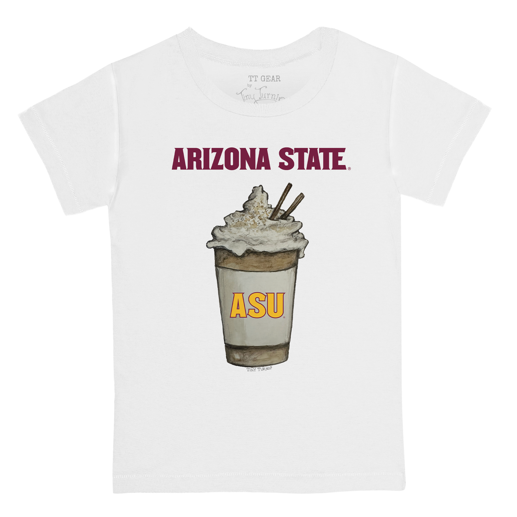 Arizona State Sun Devils Latte Kid's Tee Shirt