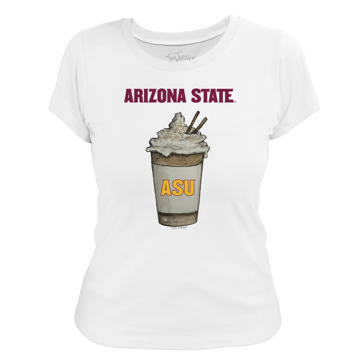 Arizona State Sun Devils Latte Women's Tee Shirt