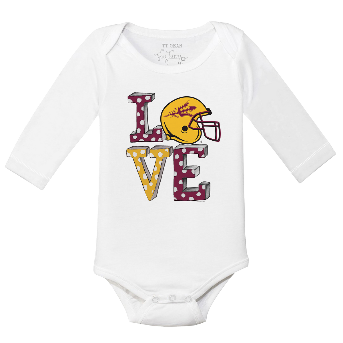 Arizona State Sun Devils LOVE Long-Sleeve Snapper