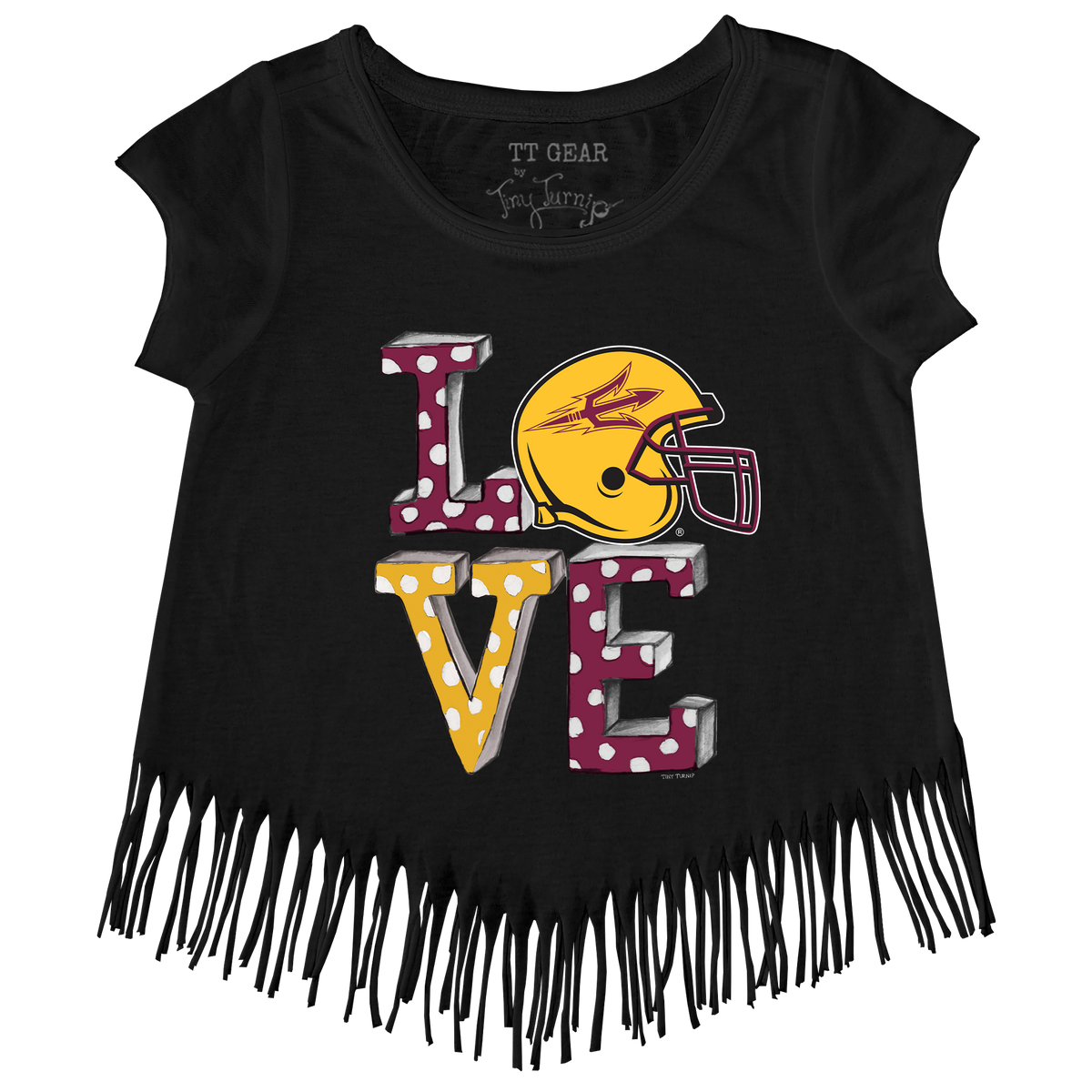 Arizona State Sun Devils LOVE Fringe Tee
