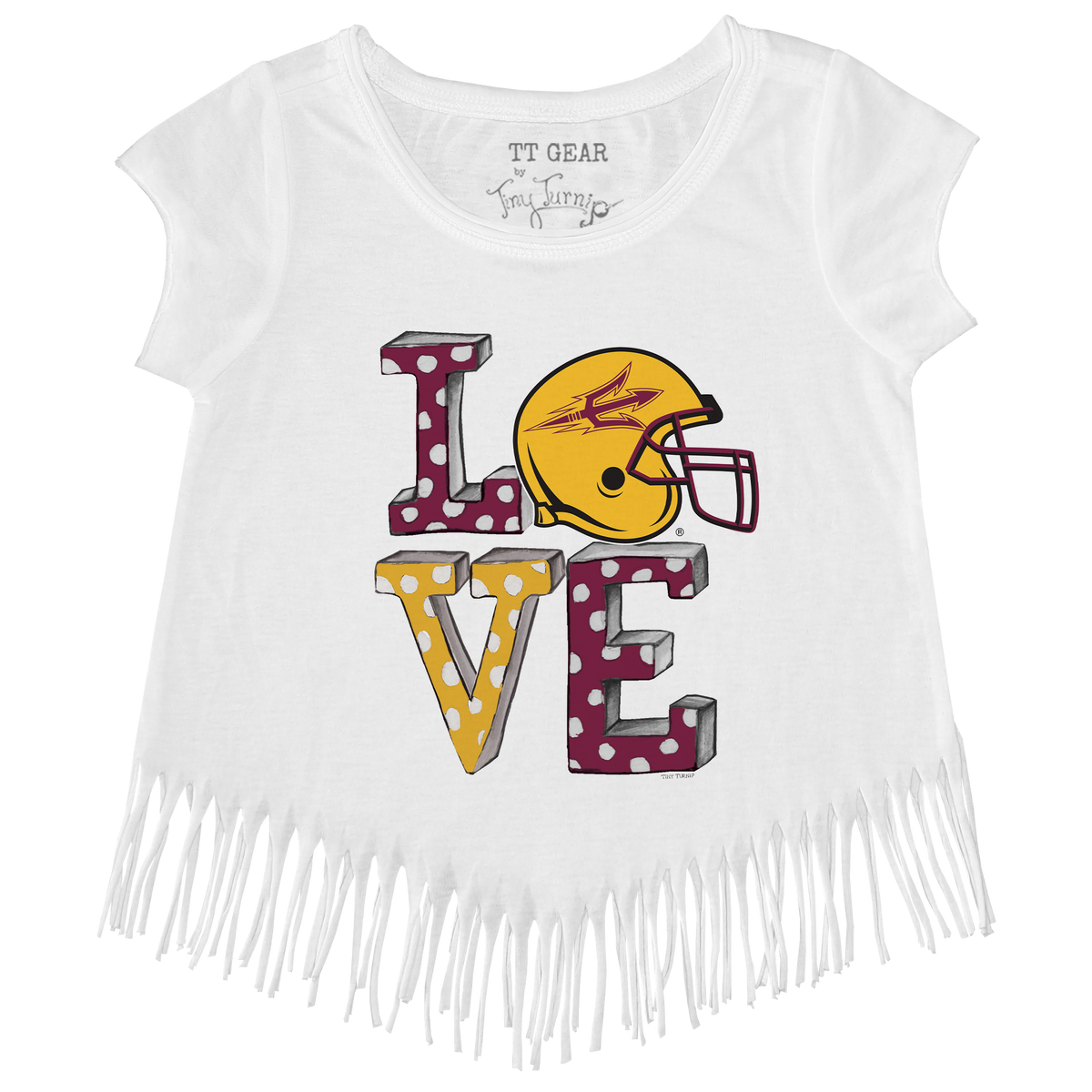 Arizona State Sun Devils LOVE Fringe Tee