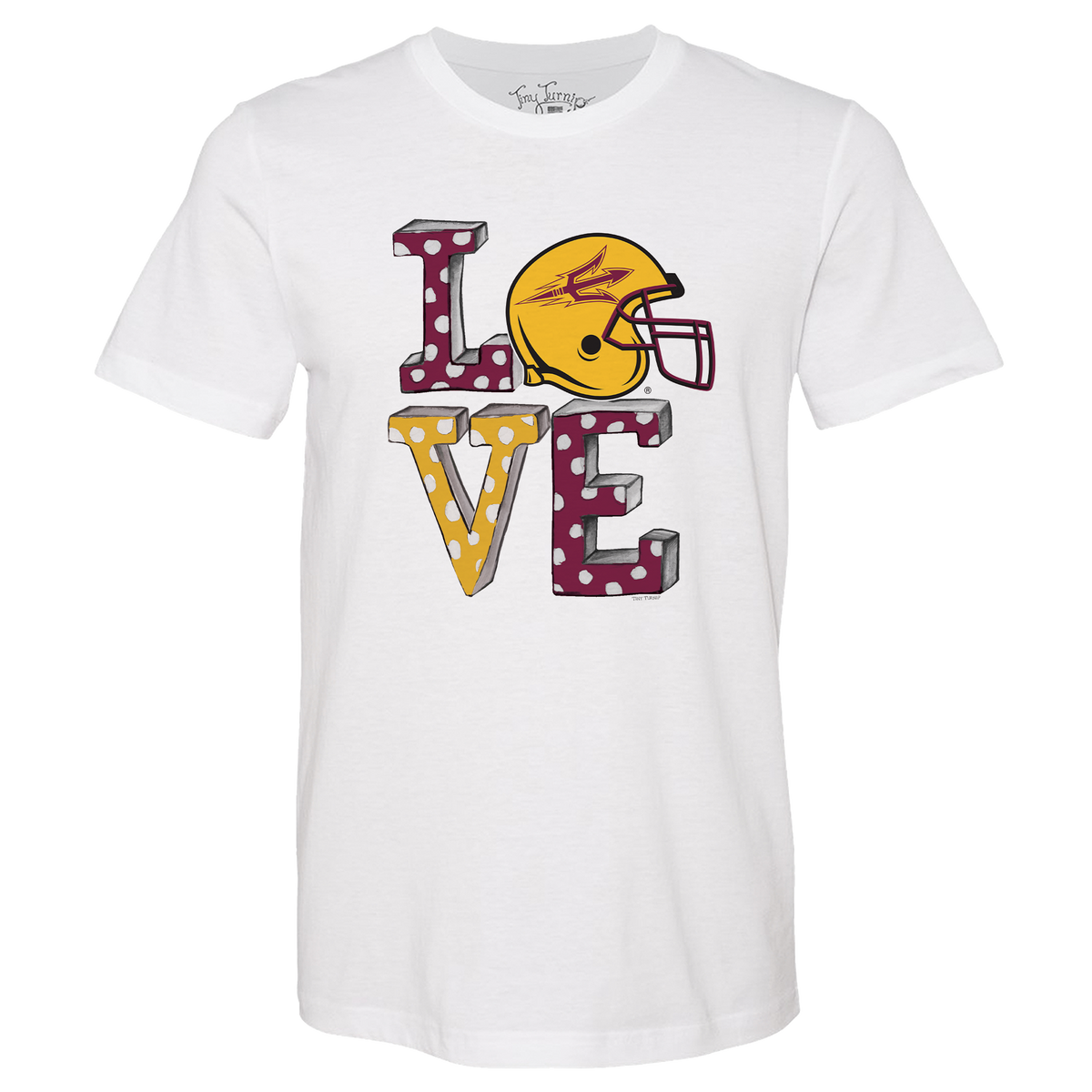 Arizona State Sun Devils LOVE Unisex Tee Shirt