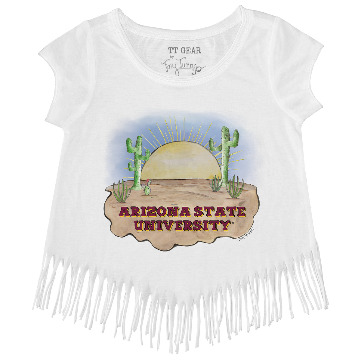 Arizona State Sun Devils Sunset Fringe Tee