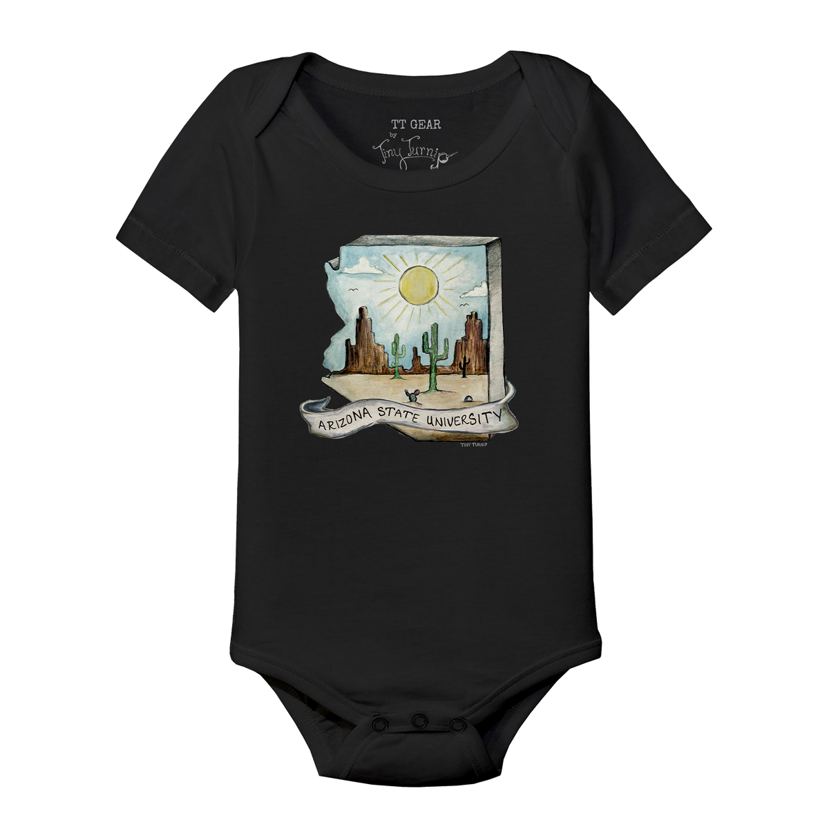 Arizona State Sun Devils State Short Sleeve Snapper