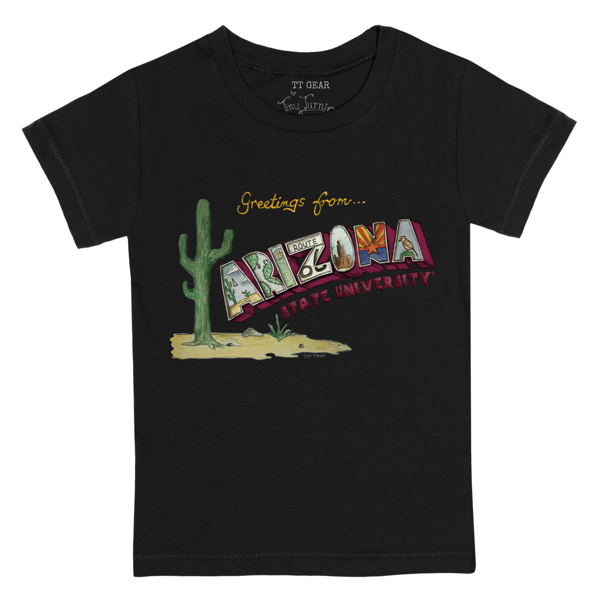 Arizona State Sun Devils Postcard Kid's Tee Shirt