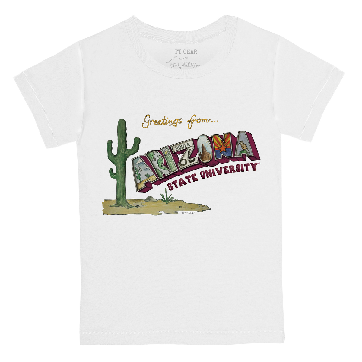 Arizona State Sun Devils Postcard Kid's Tee Shirt
