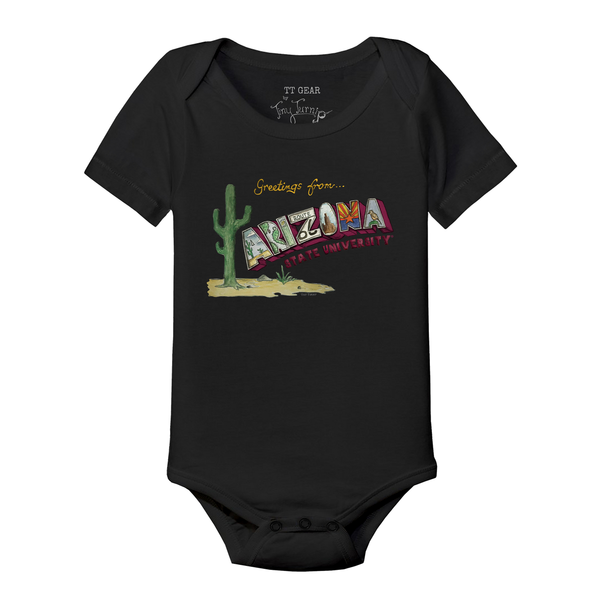 Arizona State Sun Devils Postcard Short Sleeve Snapper