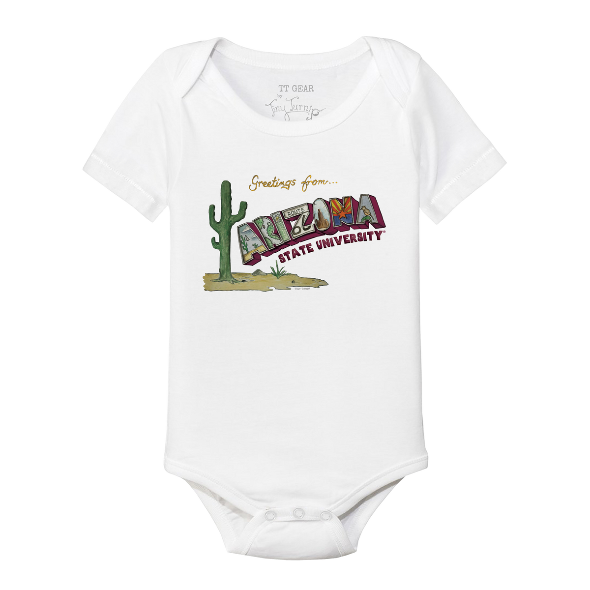 Arizona State Sun Devils Postcard Short Sleeve Snapper