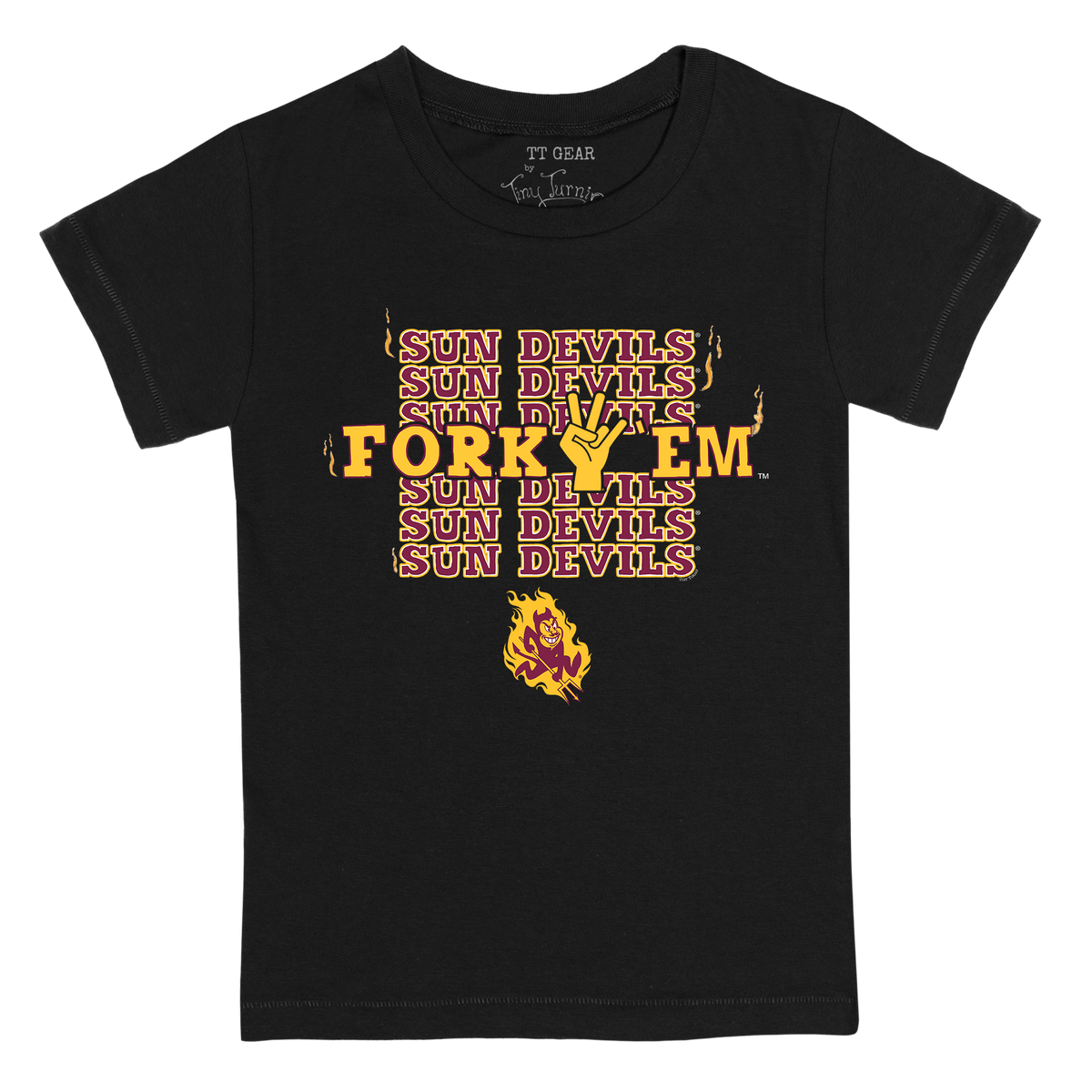 Arizona State Sun Devils Stacked Kid's Tee Shirt