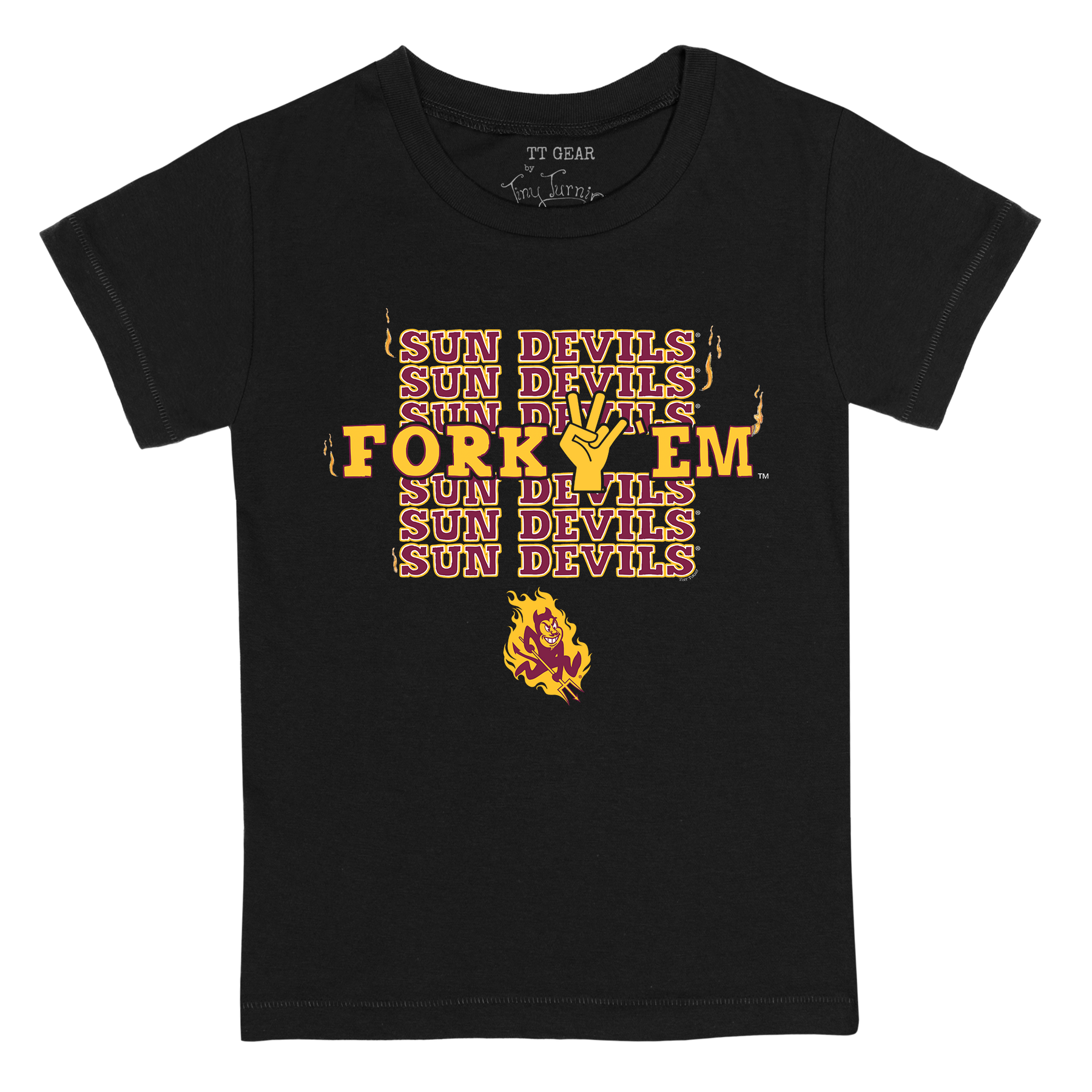 Arizona State Sun Devils Stacked Kid's Tee Shirt