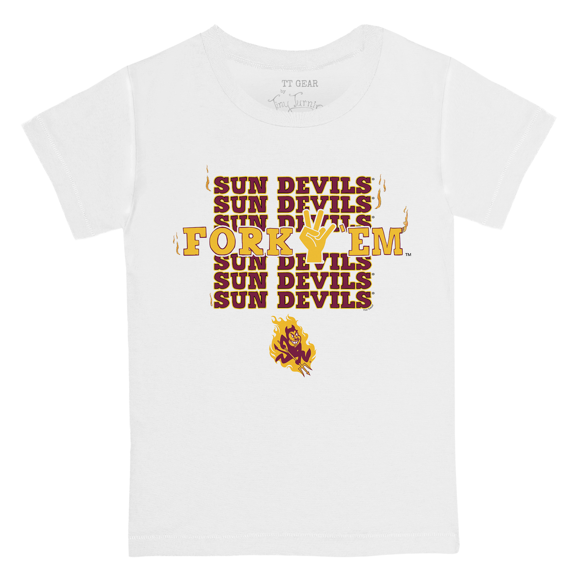 Arizona State Sun Devils Stacked Kid's Tee Shirt