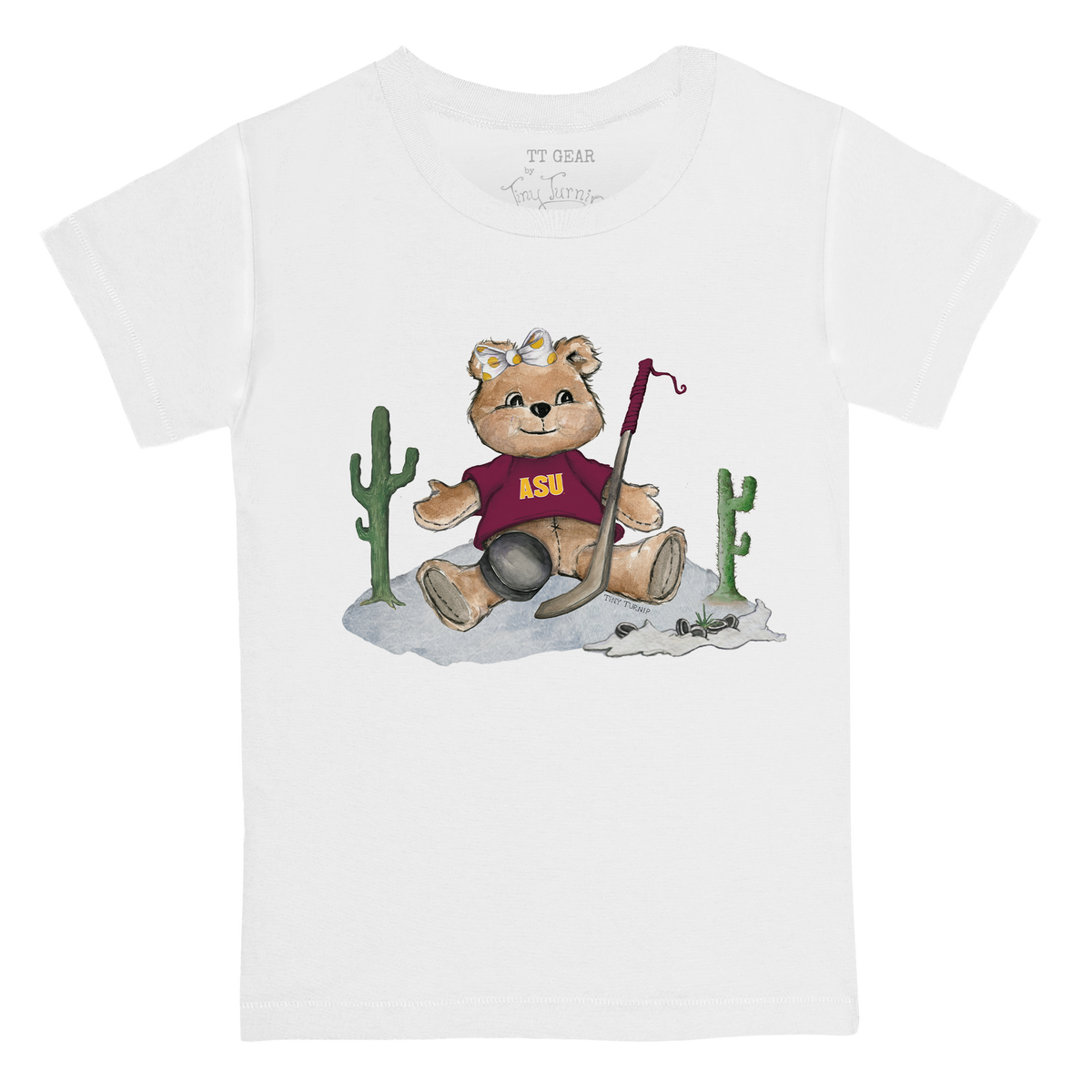 Arizona State Sun Devils Hockey Teddy Kid's Tee Shirt