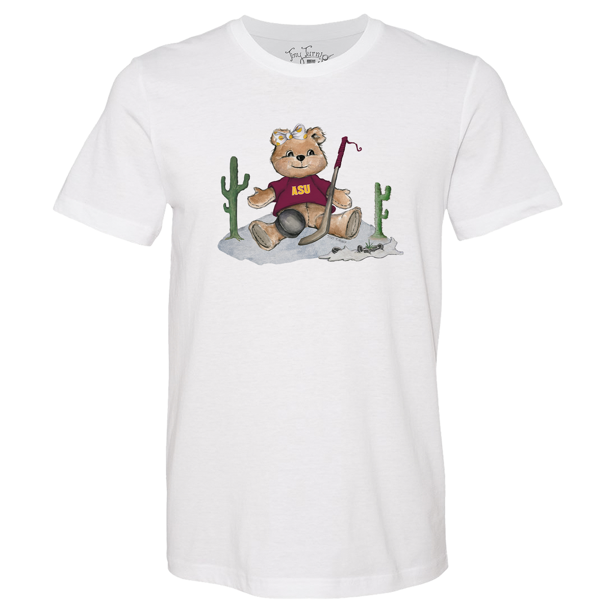 Arizona State Sun Devils Hockey Teddy Unisex Tee Shirt