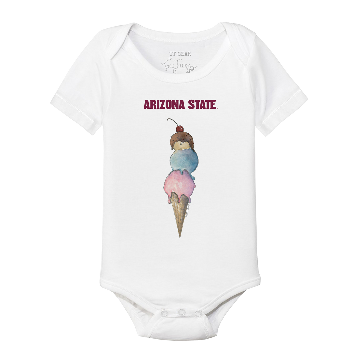 Arizona State Sun Devils Triple Scoop Short Sleeve Snapper