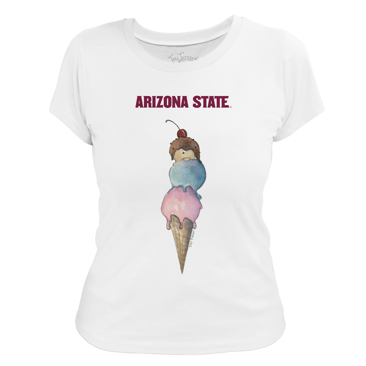 Arizona State Sun Devils Triple Scoop Women's Tee Shirt