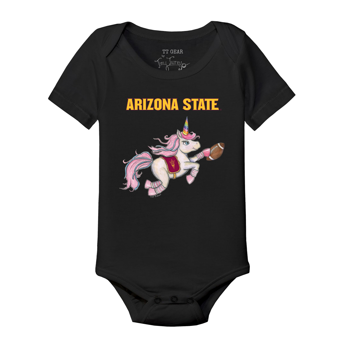 Arizona State Sun Devils Unicorn Short Sleeve Snapper