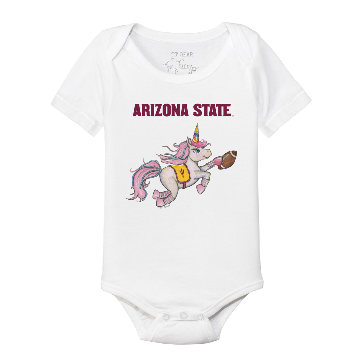 Arizona State Sun Devils Unicorn Short Sleeve Snapper
