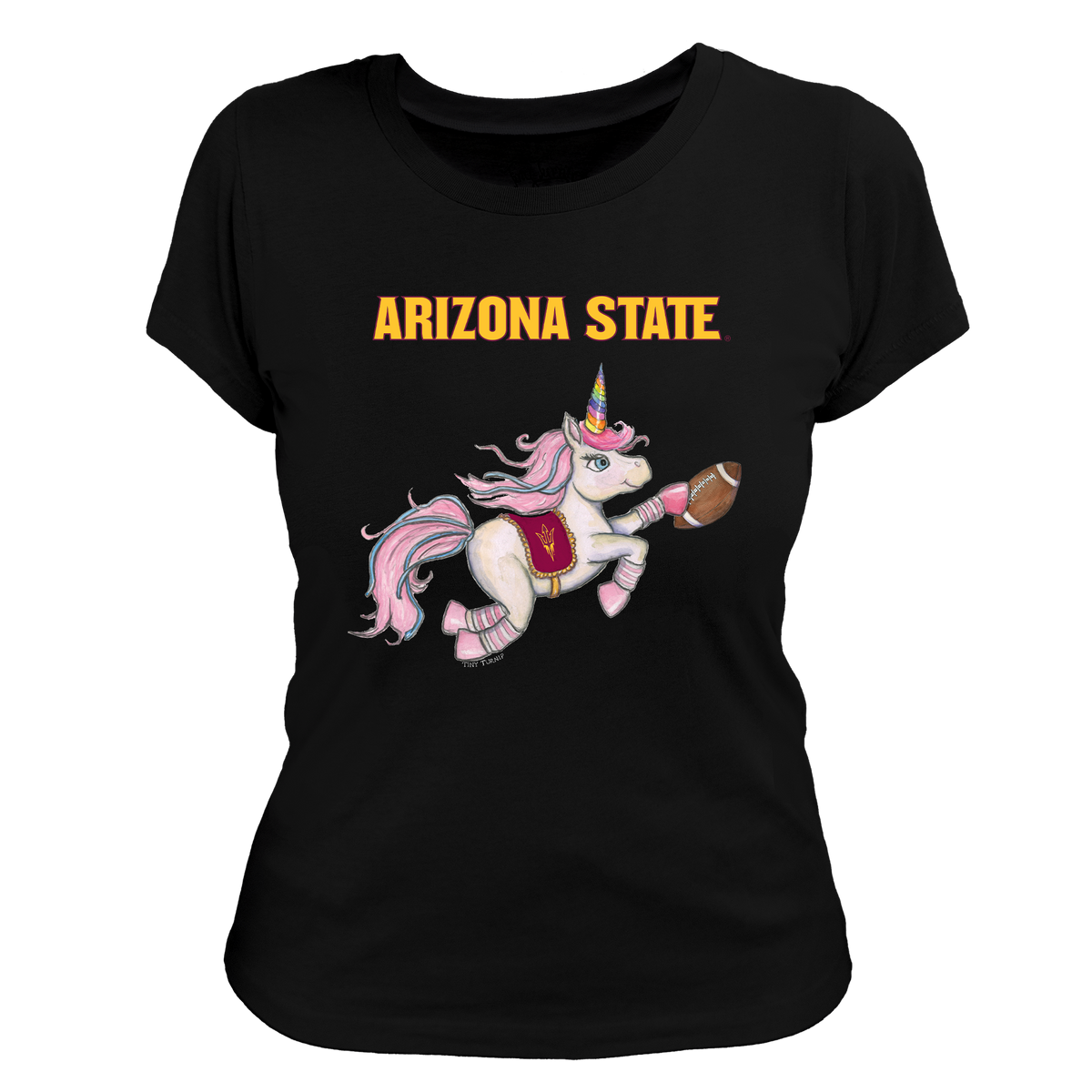 Arizona State Sun Devils Unicorn Women's Tee Shirt