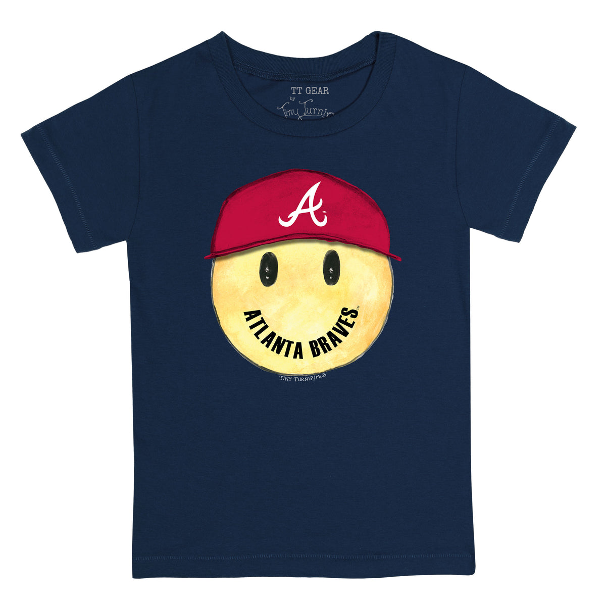 Atlanta Braves Smiley Tee Shirt