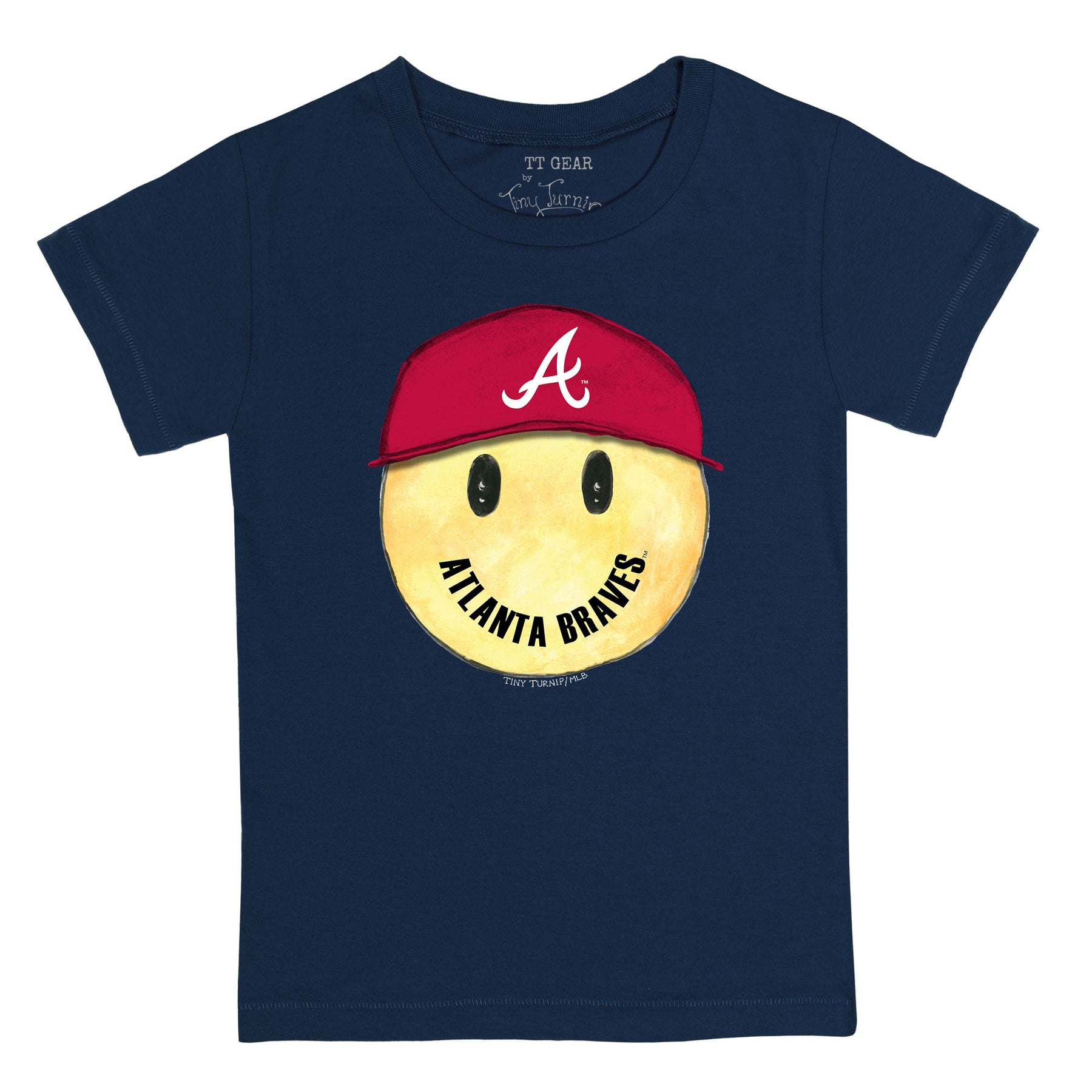 Atlanta Braves Smiley Tee Shirt