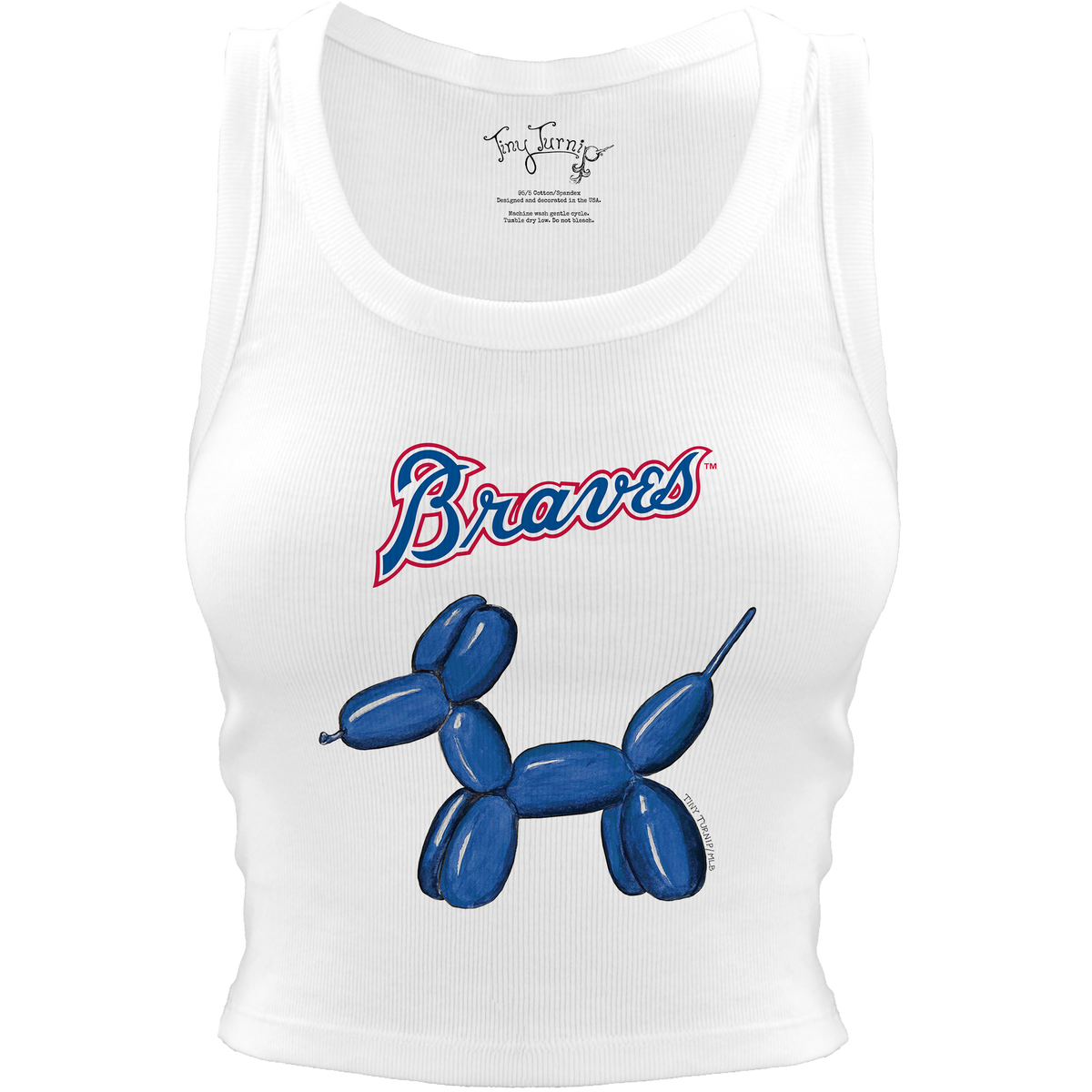 Atlanta Braves Balloon Dog Crop Tank
