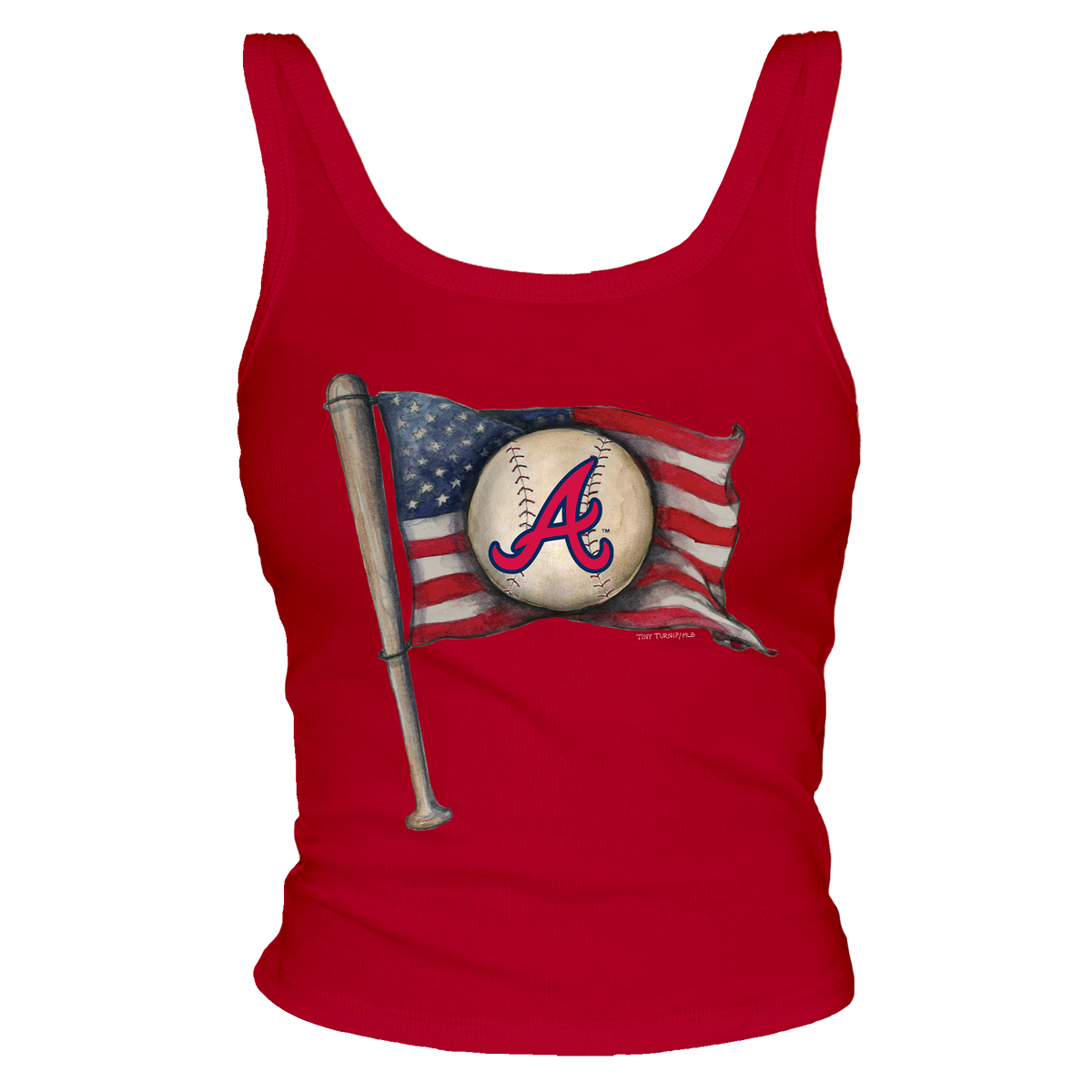 Atlanta Braves Baseball Flag Tank