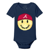 Atlanta Braves Smiley Short Sleeve Snapper