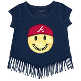Atlanta Braves Smiley Fringe Tee
